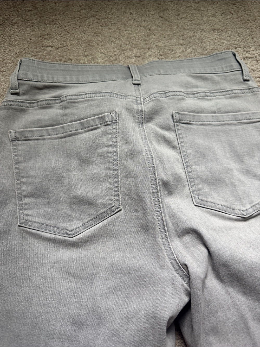 White House Black Market Black and Light Gray Jeans with WHBM Label - Picture 4 of 6